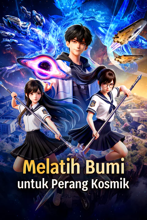 Poster Melatih Bumi untuk Perang Kosmik