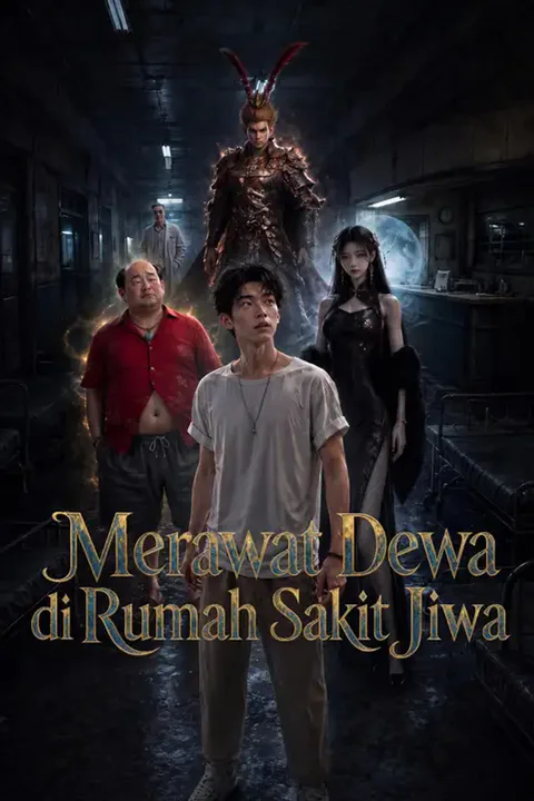 Poster Merawat Dewa di Rumah Sakit Jiwa