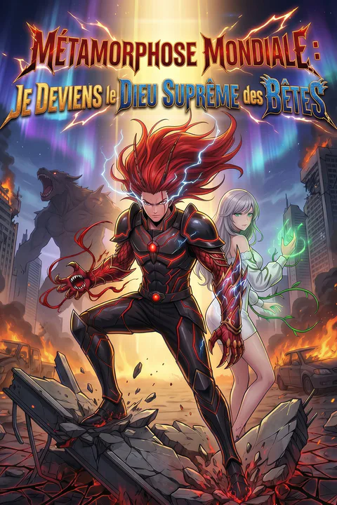 Affiche de Métamorphose Mondiale : Je Deviens le Dieu Suprême des Bêtes
