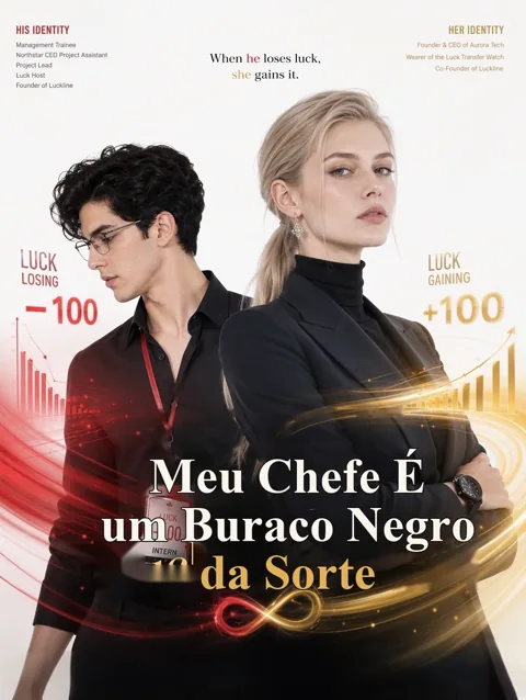 Pôster de Meu Chefe É um Buraco Negro da Sorte