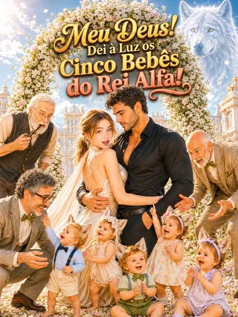 Pôster de Meu Deus! Dei à Luz os Cinco Bebês do Rei Alfa!