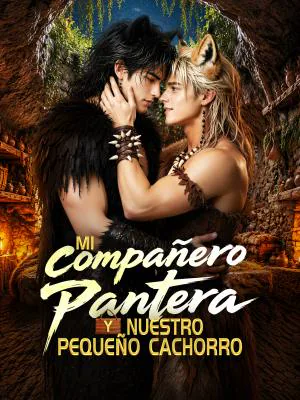 Póster de Mi compañero pantera y nuestro pequeño cachorro
