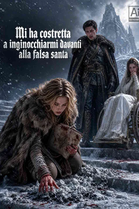 Locandina di Mi ha costretta a inginocchiarmi davanti alla falsa santa