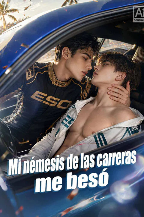 Póster de Mi némesis de las carreras me besó