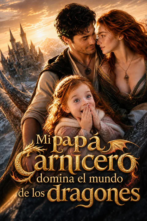 Póster de Mi papá carnicero domina el mundo de los dragones