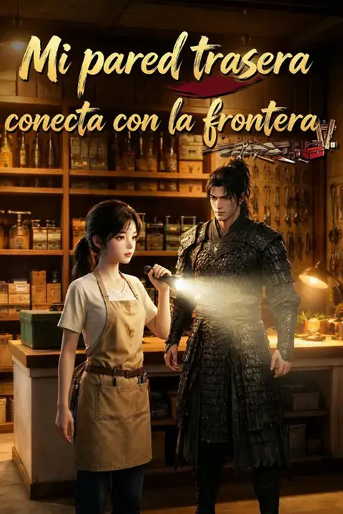 Póster de (Doblado) Mi pared trasera conecta con la frontera