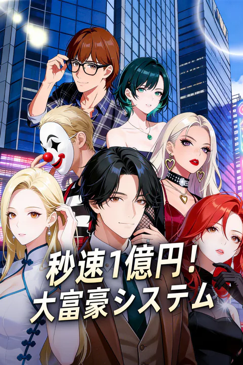 秒速1億円！大富豪システムのポスター