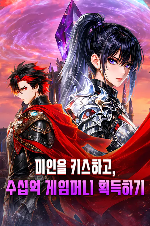 미인을 키스하고, 수십억 게임머니 획득하기 포스터