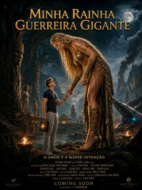 Pôster de Minha rainha guerreira gigante