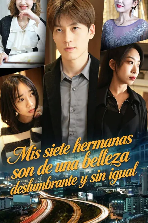 Pôster de Minhas sete irmãs são belezas incomparáveis que encantam a cidade