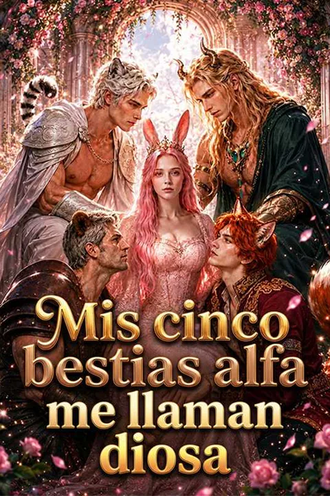 Póster de (Doblado) Mis cinco bestias alfa me llaman diosa