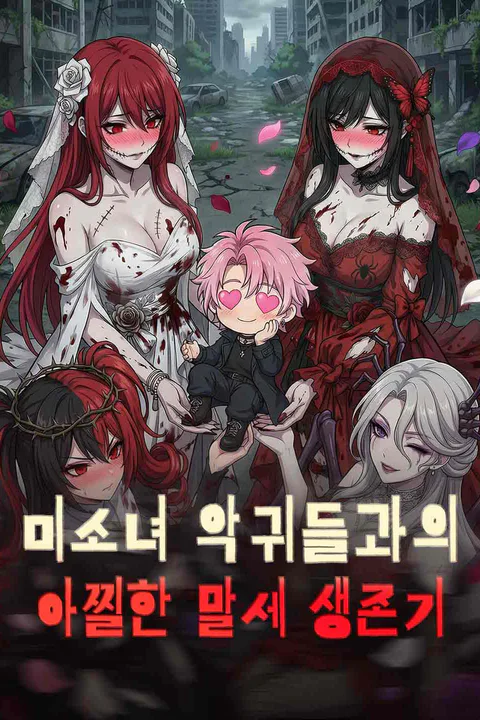 미소녀 악귀들과의 아찔한 말세 생존기 포스터