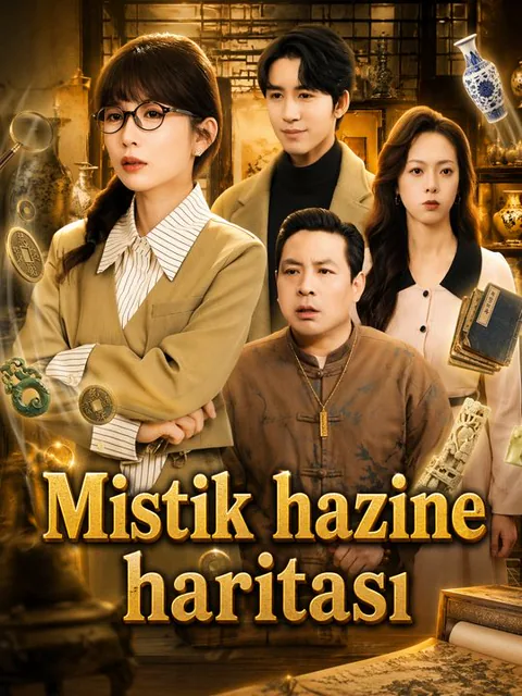 Mistik hazine haritası afişi