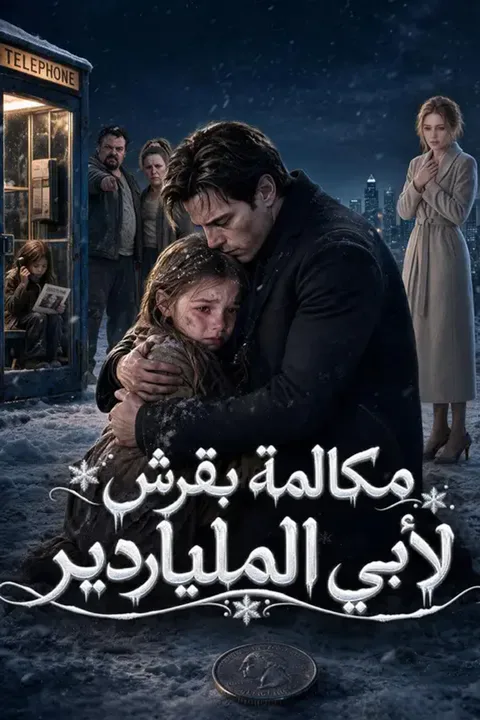 ملصق مكالمة بقرش لأبي الملياردير