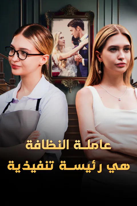 ملصق عاملة النظافة هي رئيسة تنفيذية