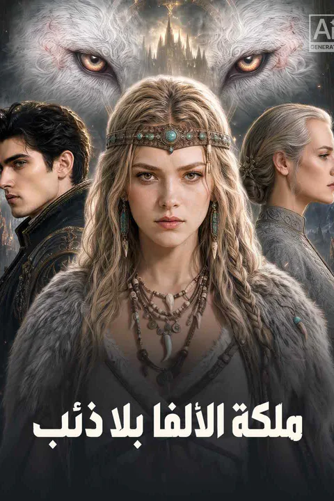 ملصق ملكة الألفا بلا ذئب