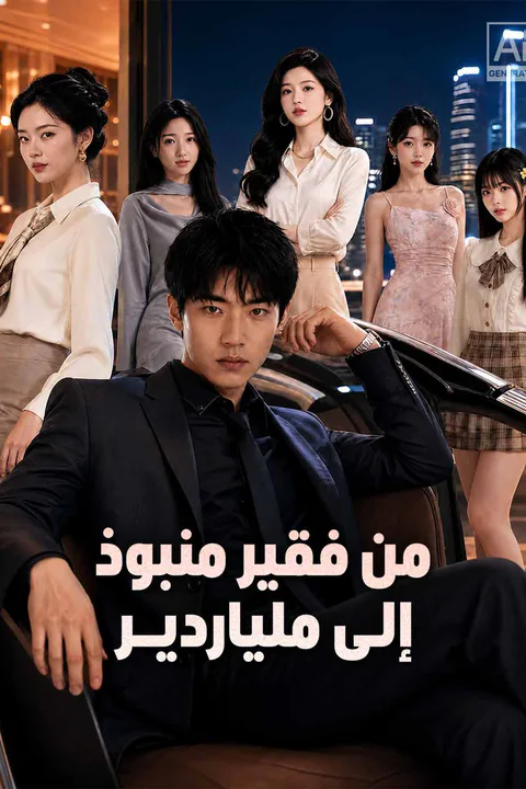 ملصق من فقير منبوذ إلى ملياردير