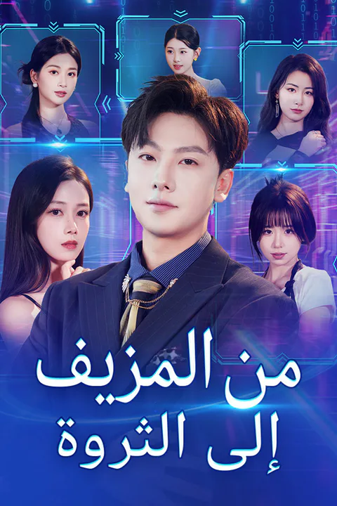 ملصق من المزيف إلى الثروة