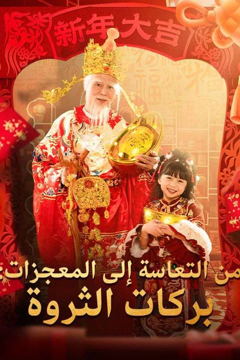 ملصق من التعاسة إلى المعجزات: بركات الثروة
