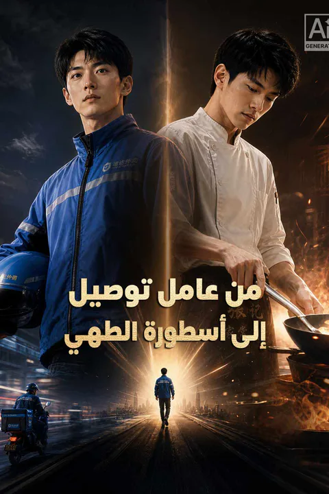 ملصق من عامل توصيل إلى أسطورة الطهي