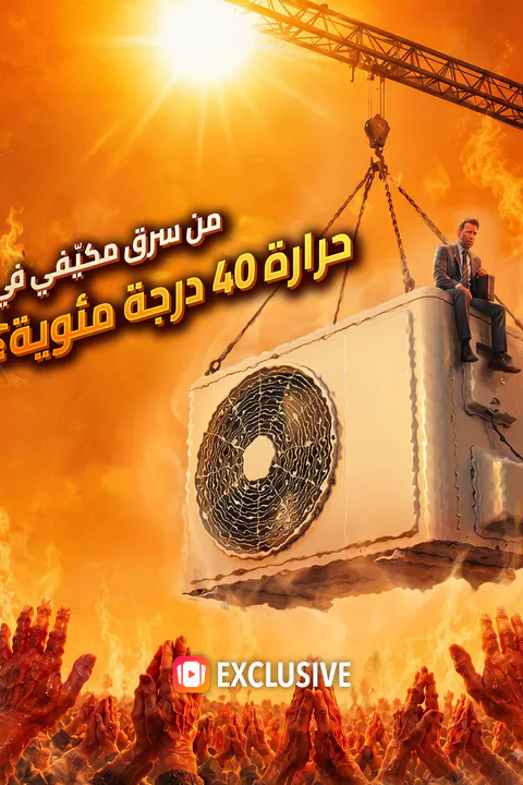 ملصق من سرق مكيّفي في حرارة 40 درجة مئوية؟