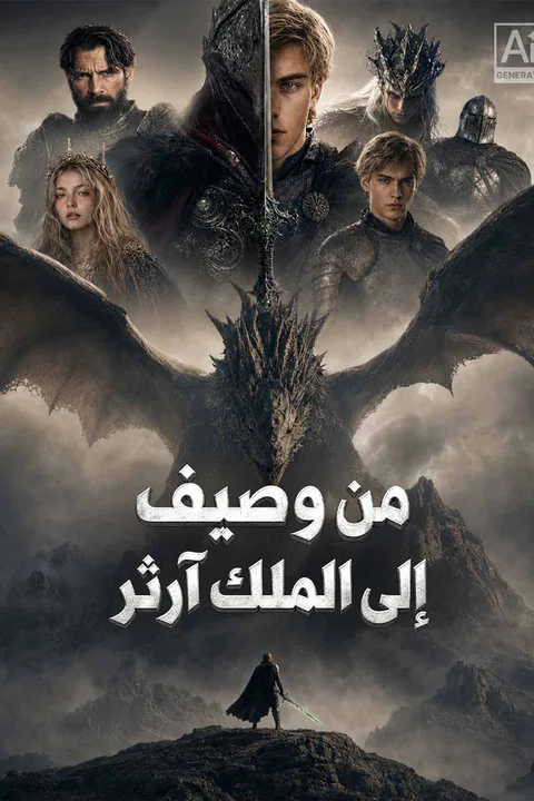 ملصق من وصيف إلى الملك آرثر