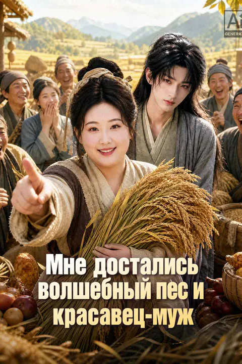 Постер «Мне достались волшебный пес и красавец-муж»