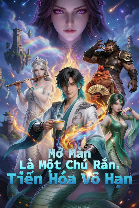 Poster Mở Màn Là Một Chú Rắn, Tiến Hóa Vô Hạn