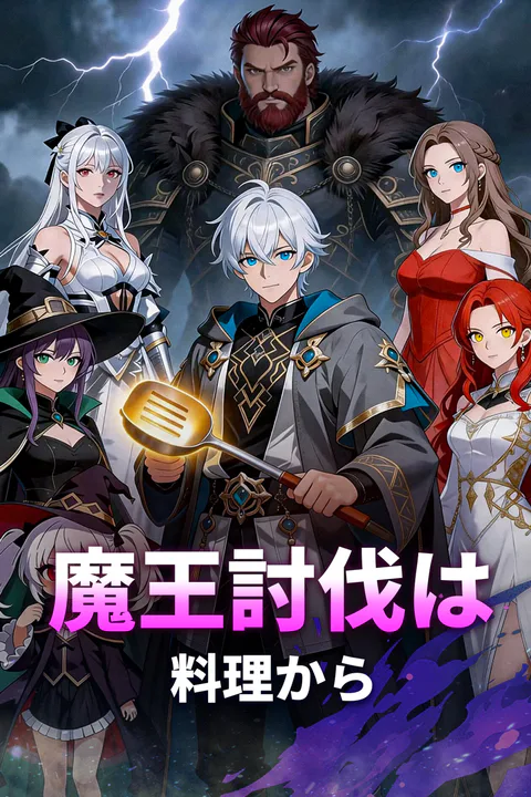 魔王討伐は料理からのポスター