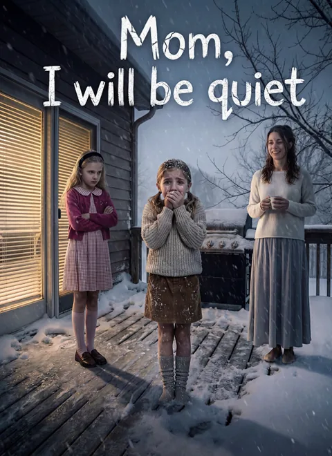 Mom, I will be quiet poster