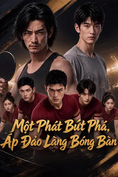 Poster Một Phát Bứt Phá, Áp Đảo Làng Bóng Bàn