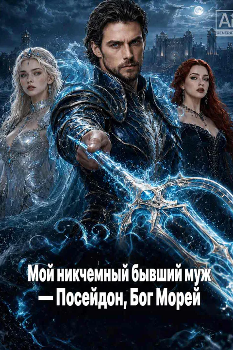 Постер «Мой никчемный бывший муж — Посейдон, Бог Морей»