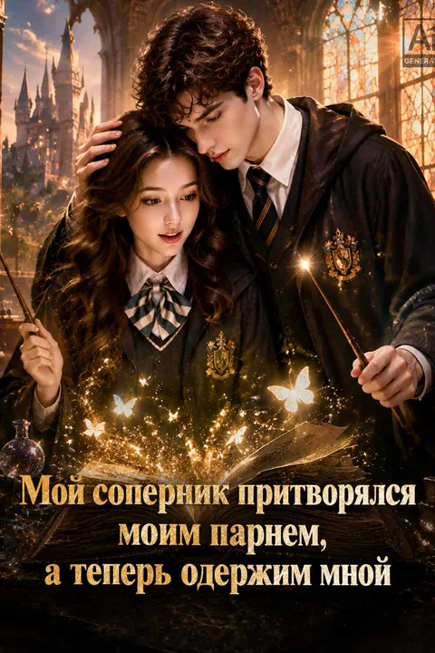 Постер «Мой соперник притворялся моим парнем, а теперь одержим мной»