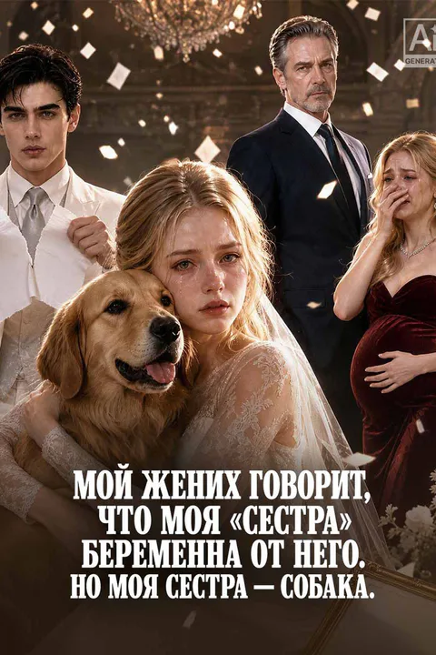 Постер «Мой жених говорит, что моя „сестра“ беременна от него. Но моя сестра — собака.»