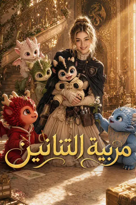 ملصق مربية التنانين
