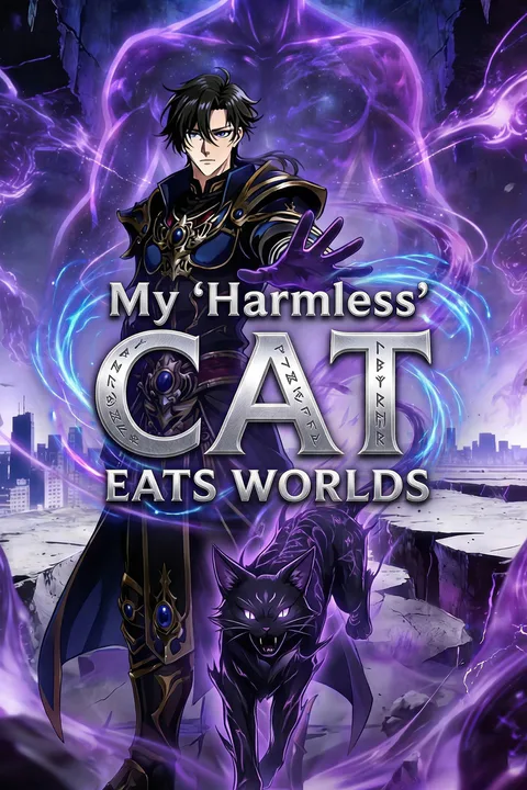 My 'Harmless' Cat Eats Worlds poster