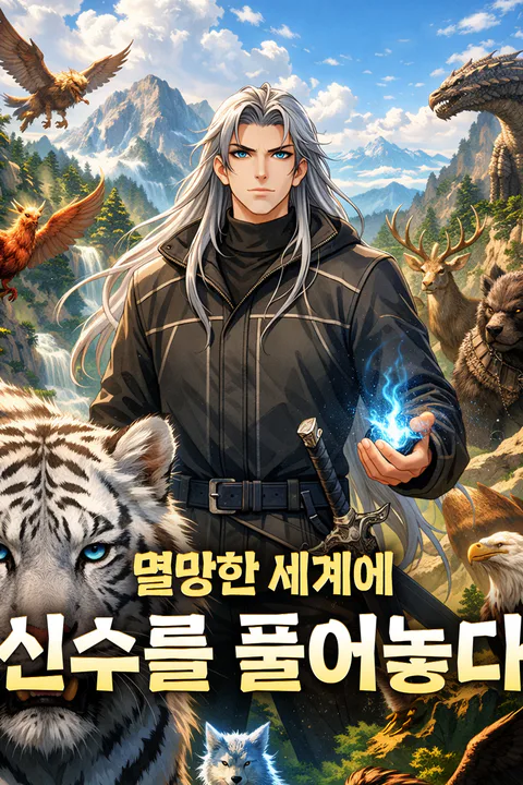 멸망한 세계에 신수를 풀어놓다 포스터