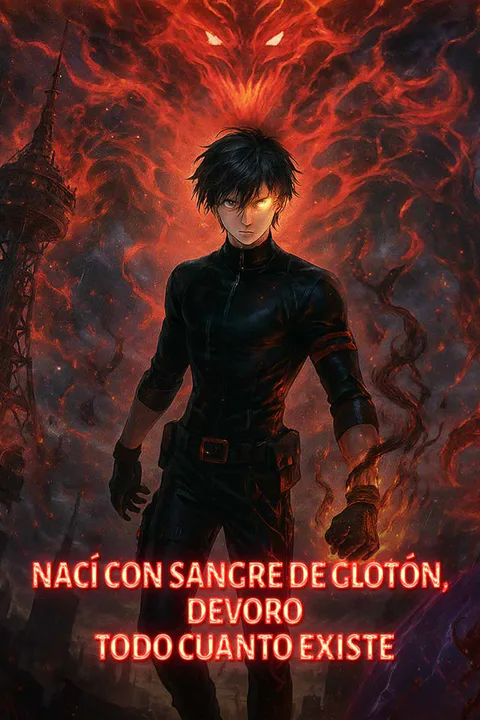 Póster de Nací con sangre de glotón, devoro todo cuanto existe