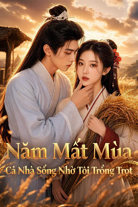 Poster Năm Mất Mùa, Cả Nhà Sống Nhờ Tôi Trồng Trọt