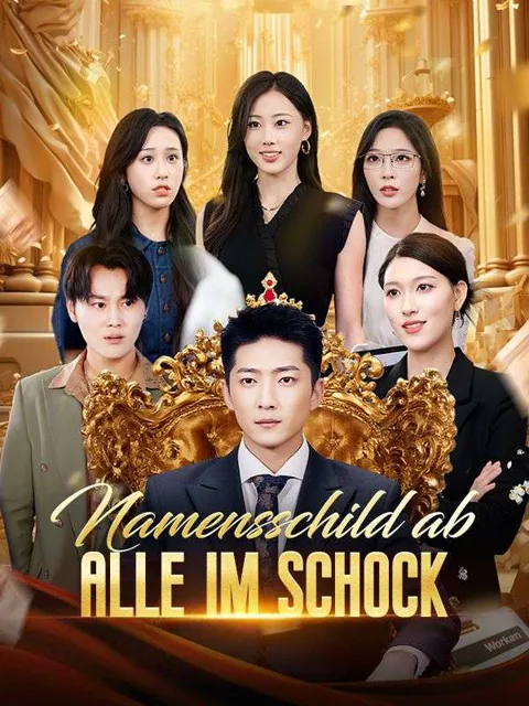 Poster von Namensschild ab – alle im Schock