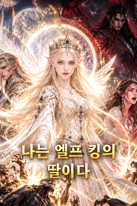 나는 엘프 킹의 딸이다 포스터