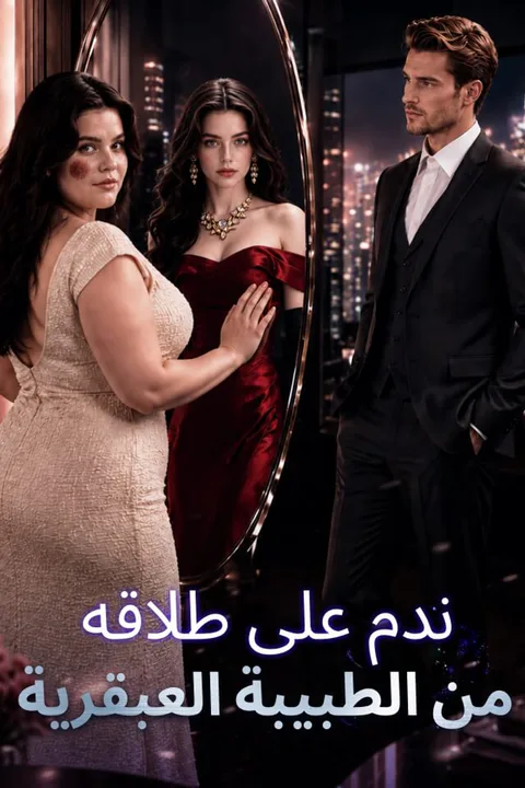 ملصق ندم على طلاقه من الطبيبة العبقرية