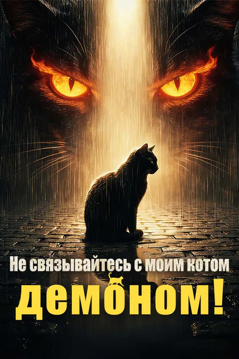 Постер «Не связывайтесь с моим котом демоном!»
