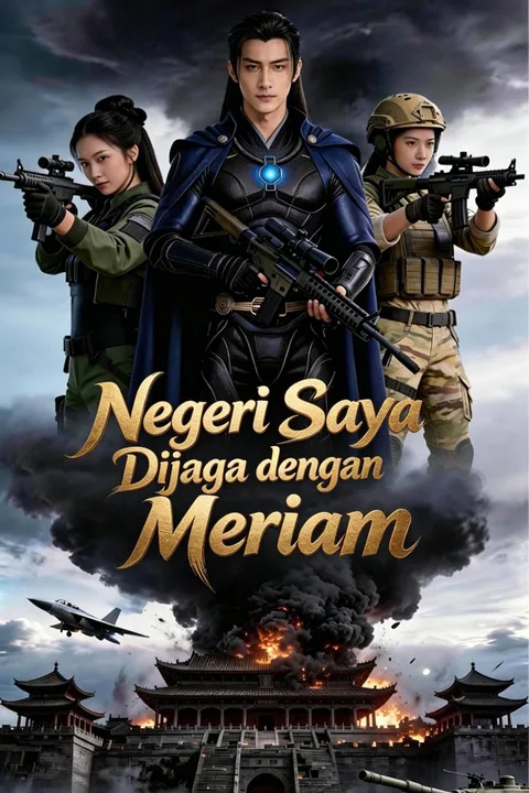 Poster Negeri Saya Dijaga dengan Meriam