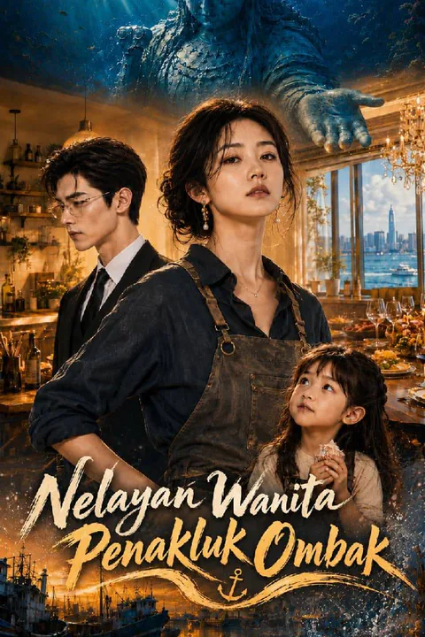Poster Nelayan Wanita Penakluk Ombak