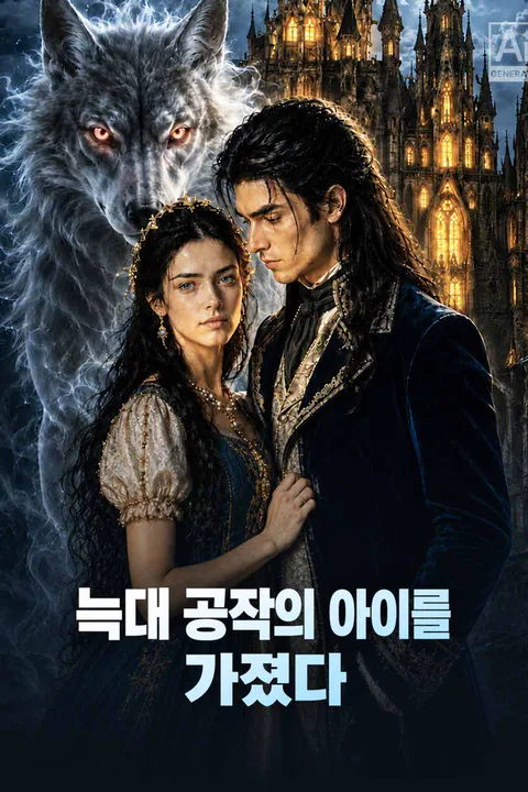늑대 공작의 아이를 가졌다 포스터