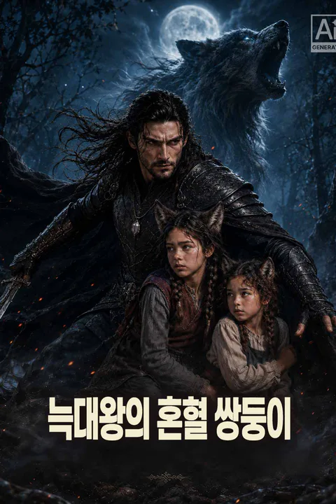 늑대왕의 혼혈 쌍둥이 포스터