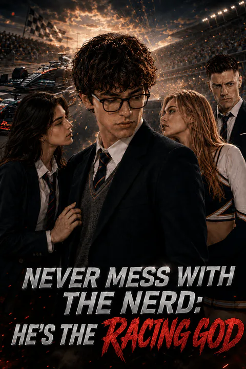 NEVER MESS WITH THE NERD HE'S THE RACING GOD poster