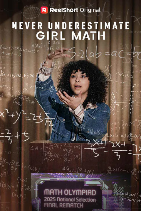 Never Underestimate Girl Math poster