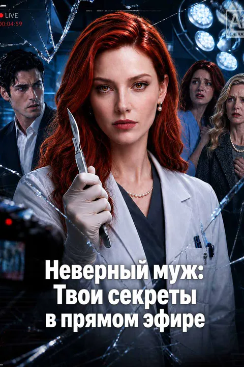 Постер «Неверный муж: Твои секреты в прямом эфире»